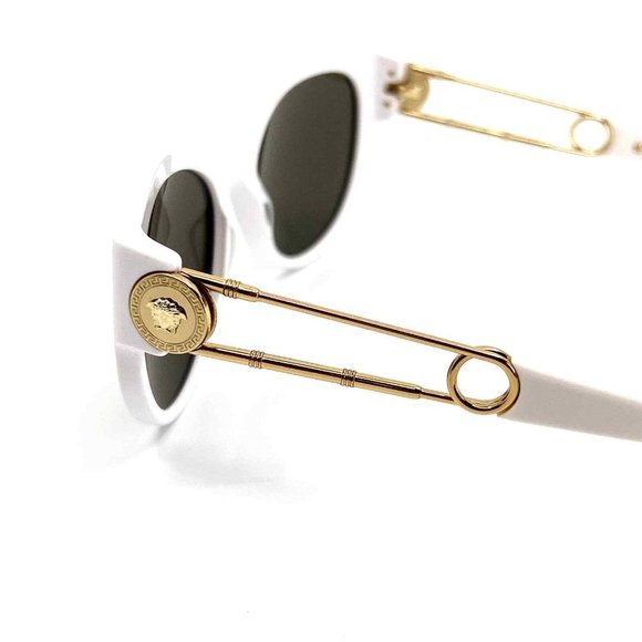 Rare Versace White Womens Sunglasses - Picture 6 of 8